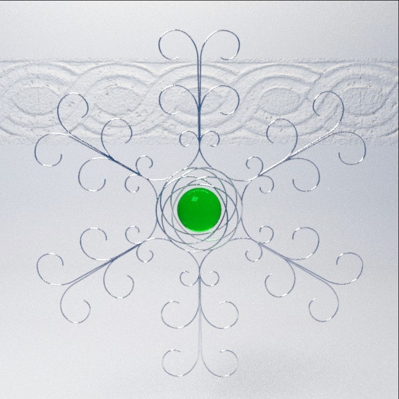 Silver Snowflake Ornament preview image 1